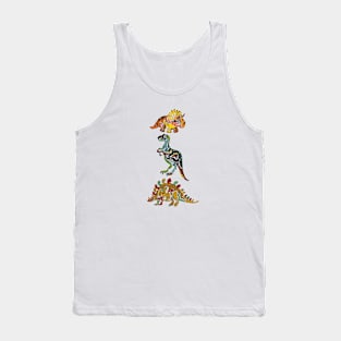 tribal dinosaurs Tank Top